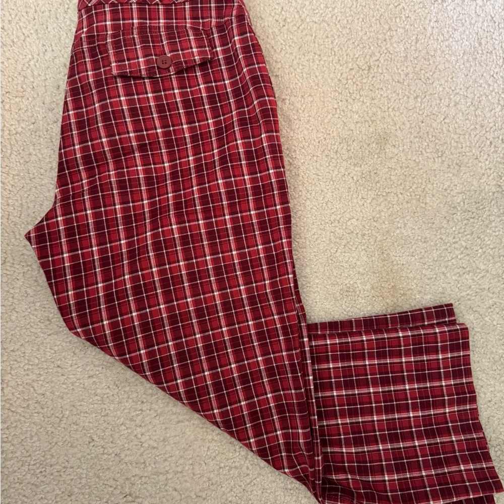 LOFT Women’s Petite Cropped Plaid Pant